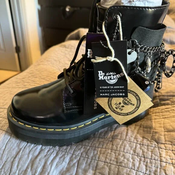 Dr. Martens x Marc Jacobs Jadon Size 8 RARE [DISCONTINUED] - Picture 4 of 10